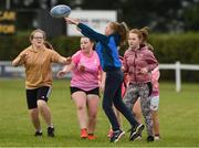 16 October 2021; Sophie Buturla in action during the Girls Give it a Try session at Carlow RFC in Carlow. Photo by Matt Browne/Sportsfile