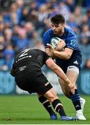 9 October 2021; Harry Byrne of Leinster in action against Oliviero Fabiani of Zebre during the United Rugby Championship match between Leinster and Zebre at RDS Arena in Dublin. Photo by Sam Barnes/Sportsfile