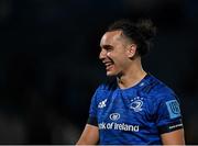 16 October 2021; James Lowe of Leinster after his side's victory over Scarlets in their United Rugby Championship match at the RDS Arena in Dublin. Photo by Seb Daly/Sportsfile