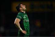 16 October 2021; Tiernan O’Halloran of Connacht awaits medical attention for an injury during the United Rugby Championship match between Munster and Connacht at Thomond Park in Limerick. Photo by Piaras Ó Mídheach/Sportsfile