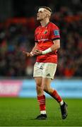 16 October 2021; Mike Haley of Munster during the United Rugby Championship match between Munster and Connacht at Thomond Park in Limerick. Photo by Piaras Ó Mídheach/Sportsfile