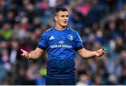 16 October 2021; Jonathan Sexton of Leinster during the United Rugby Championship match between Leinster and Scarlets at the RDS Arena in Dublin. Photo by Harry Murphy/Sportsfile