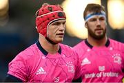 16 October 2021; Josh van der Flier of Leinster before the United Rugby Championship match between Leinster and Scarlets at the RDS Arena in Dublin. Photo by Seb Daly/Sportsfile