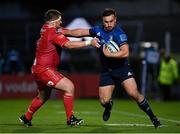 16 October 2021; Rónan Kelleher of Leinster in action against Wyn Jones of Scarlets during the United Rugby Championship match between Leinster and Scarlets at the RDS Arena in Dublin. Photo by Seb Daly/Sportsfile