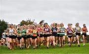 17 October 2021; A general view of the womens race during the Autumn Open International Cross Country at the Sport Ireland Campus in Dublin. Photo by Sam Barnes/Sportsfile