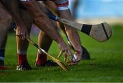 17 October 2021; Players contest possession during the Go Ahead Dublin County Senior Club Hurling Championship Quarter-Final match between Ballyboden St Enda's and Cuala at Parnell Park in Dublin. Photo by Piaras Ó Mídheach/Sportsfile