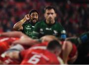 16 October 2021; Bundee Aki of Connacht during the United Rugby Championship match between Munster and Connacht at Thomond Park in Limerick. Photo by David Fitzgerald/Sportsfile