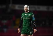 16 October 2021; Mack Hansen of Connacht during the United Rugby Championship match between Munster and Connacht at Thomond Park in Limerick. Photo by David Fitzgerald/Sportsfile