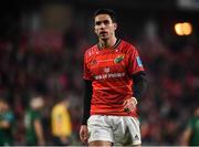 16 October 2021; Joey Carbery of Munster during the United Rugby Championship match between Munster and Connacht at Thomond Park in Limerick. Photo by David Fitzgerald/Sportsfile