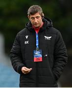 16 October 2021; Scarlets forwards coach Richard Kelly before the United Rugby Championship match between Leinster and Scarlets at the RDS Arena in Dublin. Photo by Ramsey Cardy/Sportsfile
