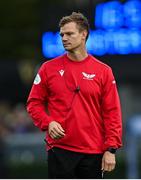 16 October 2021; Scarlets head coach Dwayne Peel before the United Rugby Championship match between Leinster and Scarlets at the RDS Arena in Dublin. Photo by Ramsey Cardy/Sportsfile