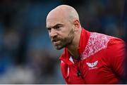 16 October 2021; Scarlets defence coach Hugh Hogan before the United Rugby Championship match between Leinster and Scarlets at the RDS Arena in Dublin. Photo by Ramsey Cardy/Sportsfile