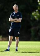 18 October 2021; Head coach Leo Cullen during a Leinster Rugby squad training session at UCD in Dublin. Photo by Piaras Ó Mídheach/Sportsfile