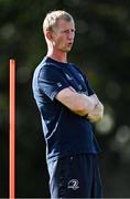 18 October 2021; Head coach Leo Cullen during a Leinster Rugby squad training session at UCD in Dublin. Photo by Piaras Ó Mídheach/Sportsfile