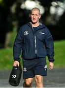 18 October 2021; Senior coach Stuart Lancaster arrives for a Leinster Rugby squad training session at UCD in Dublin. Photo by Piaras Ó Mídheach/Sportsfile