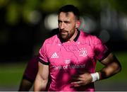 18 October 2021; Jack Conan arrive for a Leinster Rugby squad training session at UCD in Dublin. Photo by Piaras Ó Mídheach/Sportsfile