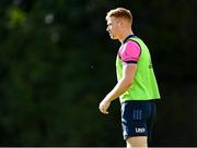 18 October 2021; Ciarán Frawley during a Leinster Rugby squad training session at UCD in Dublin. Photo by Piaras Ó Mídheach/Sportsfile