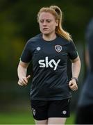 18 October 2021; Amber Barrett during a Republic of Ireland training session at the FAI National Training Centre in Abbotstown, Dublin. Photo by Stephen McCarthy/Sportsfile