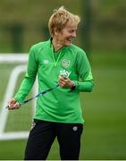 18 October 2021; Manager Vera Pauw during a Republic of Ireland training session at the FAI National Training Centre in Abbotstown, Dublin. Photo by Stephen McCarthy/Sportsfile