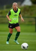 18 October 2021; Savannah McCarthy during a Republic of Ireland training session at the FAI National Training Centre in Abbotstown, Dublin. Photo by Stephen McCarthy/Sportsfile