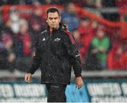 16 October 2021; Munster head coach Johann van Graan before the United Rugby Championship match between Munster and Connacht at Thomond Park in Limerick. Photo by Piaras Ó Mídheach/Sportsfile