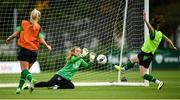 18 October 2021; Goalkeeper Grace Moloney during a Republic of Ireland training session at the FAI National Training Centre in Abbotstown, Dublin. Photo by Stephen McCarthy/Sportsfile