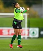 18 October 2021; Rianna Jarrett during a Republic of Ireland training session at the FAI National Training Centre in Abbotstown, Dublin. Photo by Stephen McCarthy/Sportsfile