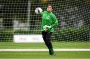 18 October 2021; Goalkeeper Eve Badana during a Republic of Ireland training session at the FAI National Training Centre in Abbotstown, Dublin. Photo by Stephen McCarthy/Sportsfile