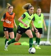 18 October 2021; Leanne Kiernan during a Republic of Ireland training session at the FAI National Training Centre in Abbotstown, Dublin. Photo by Stephen McCarthy/Sportsfile