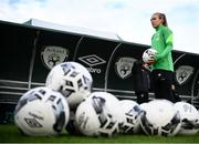 18 October 2021; Goalkeeper Grace Moloney during a Republic of Ireland training session at the FAI National Training Centre in Abbotstown, Dublin. Photo by Stephen McCarthy/Sportsfile