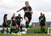 18 October 2021; Leanne Kiernan during a Republic of Ireland training session at the FAI National Training Centre in Abbotstown, Dublin. Photo by Stephen McCarthy/Sportsfile