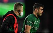 16 October 2021; Tiernan O’Halloran of Connacht receives medical attention for an injury during the United Rugby Championship match between Munster and Connacht at Thomond Park in Limerick. Photo by Piaras Ó Mídheach/Sportsfile