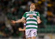 18 October 2021; Rory Gaffney of Shamrock Rovers during the SSE Airtricity League Premier Division match between Shamrock Rovers and Bohemians at Tallaght Stadium in Dublin. Photo by Seb Daly/Sportsfile