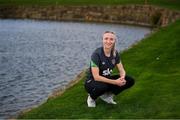 19 October 2021; Republic of Ireland's Louise Quinn during a media day at their team hotel, Castleknock Hotel, in Dublin. Photo by Stephen McCarthy/Sportsfile