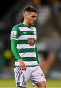 18 October 2021; Dylan Watts of Shamrock Rovers during the SSE Airtricity League Premier Division match between Shamrock Rovers and Bohemians at Tallaght Stadium in Dublin. Photo by Seb Daly/Sportsfile