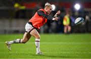 15 October 2021; Lewis Finlay of Ulster during the United Rugby Championship match between Ulster and Emirates Lions at Kingspan Stadium in Belfast. Photo by Ramsey Cardy/Sportsfile