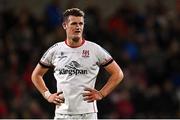 15 October 2021; Billy Burns of Ulster during the United Rugby Championship match between Ulster and Emirates Lions at Kingspan Stadium in Belfast. Photo by Ramsey Cardy/Sportsfile