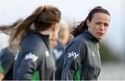 19 October 2021; Áine O'Gorman during a Republic of Ireland training session at the FAI National Training Centre in Abbotstown, Dublin. Photo by Stephen McCarthy/Sportsfile