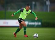 19 October 2021; Rianna Jarrett during a Republic of Ireland training session at the FAI National Training Centre in Abbotstown, Dublin. Photo by Stephen McCarthy/Sportsfile