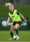 19 October 2021; Éabha O'Mahony during a Republic of Ireland training session at the FAI National Training Centre in Abbotstown, Dublin. Photo by Stephen McCarthy/Sportsfile