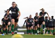 19 October 2021; Katie McCabe during a Republic of Ireland training session at the FAI National Training Centre in Abbotstown, Dublin. Photo by Stephen McCarthy/Sportsfile
