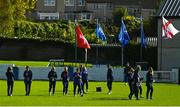 20 October 2021; Nothern Ireland players walk the pitch before the UEFA Women's U19 Championship Qualifier match between Switzerland and Northern Ireland at Jackman Park in Limerick. Photo by Eóin Noonan/Sportsfile
