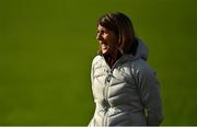 20 October 2021; Switzerland coach Monica Di Fonzo during the UEFA Women's U19 Championship Qualifier match between Switzerland and Northern Ireland at Jackman Park in Limerick. Photo by Eóin Noonan/Sportsfile