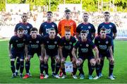 20 October 2021; The St Patrick’s Athletic team before the UEFA Youth League first round second leg match between Crvena Zvezda and St Patrick’s Athletic at Cukaricki Stadium in Belgrade, Serbia. Photo by Nikola Krstic/Sportsfile