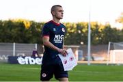 20 October 2021; St Patrick’s Athletic captain Adam Murphy before the UEFA Youth League first round second leg match between Crvena Zvezda and St Patrick’s Athletic at Cukaricki Stadium in Belgrade, Serbia. Photo by Nikola Krstic/Sportsfile