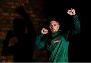 20 October 2021; Jason Quigley poses for a portrait after a media conference at the Marlin Hotel, St Stephen's Green in Dublin. Photo by David Fitzgerald/Sportsfile