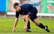 20 October 2021; Thomas Lonergan of St Patrick's Athletic during the UEFA Youth League first round second leg match between Crvena Zvezda and St Patrick’s Athletic at Cukaricki Stadium in Belgrade, Serbia. Photo by Nikola Krstic/Sportsfile