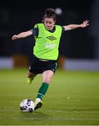 20 October 2021; Lucy Quinn during a Republic of Ireland training session at Tallaght Stadium in Dublin. Photo by Stephen McCarthy/Sportsfile