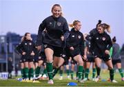 20 October 2021; Aoibheann Clancy during a Republic of Ireland training session at Tallaght Stadium in Dublin. Photo by Stephen McCarthy/Sportsfile
