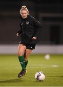 20 October 2021; Saoirse Noonan during a Republic of Ireland training session at Tallaght Stadium in Dublin. Photo by Stephen McCarthy/Sportsfile
